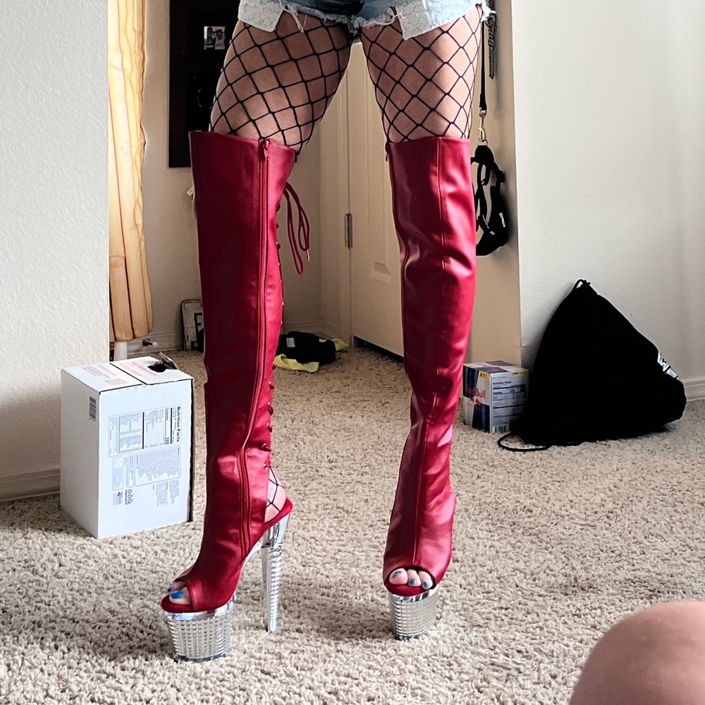 Sexy open toe open heel